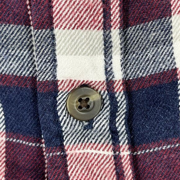 OLD NAVY SHIRT MENS XL FLANNEL VINTAGE RETRO LONG-SLEEVE BUTTON-FRONT EASY-CARE - Picture 6 of 13